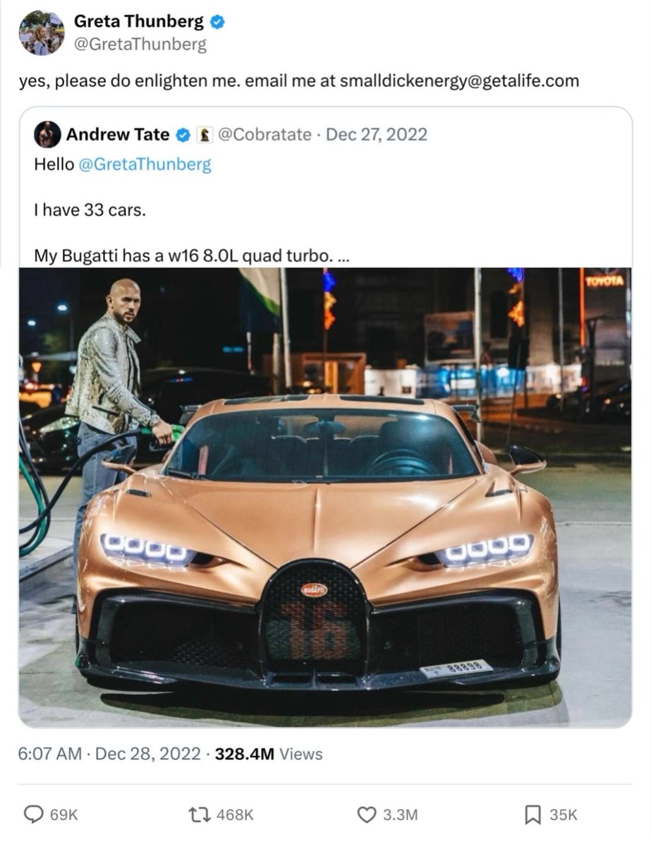 Thiss_Youu's tweet photo. andrew tate getting dragged by greta is still one of the greatest moments on this app https://t.co/IvcLGV5Ztc