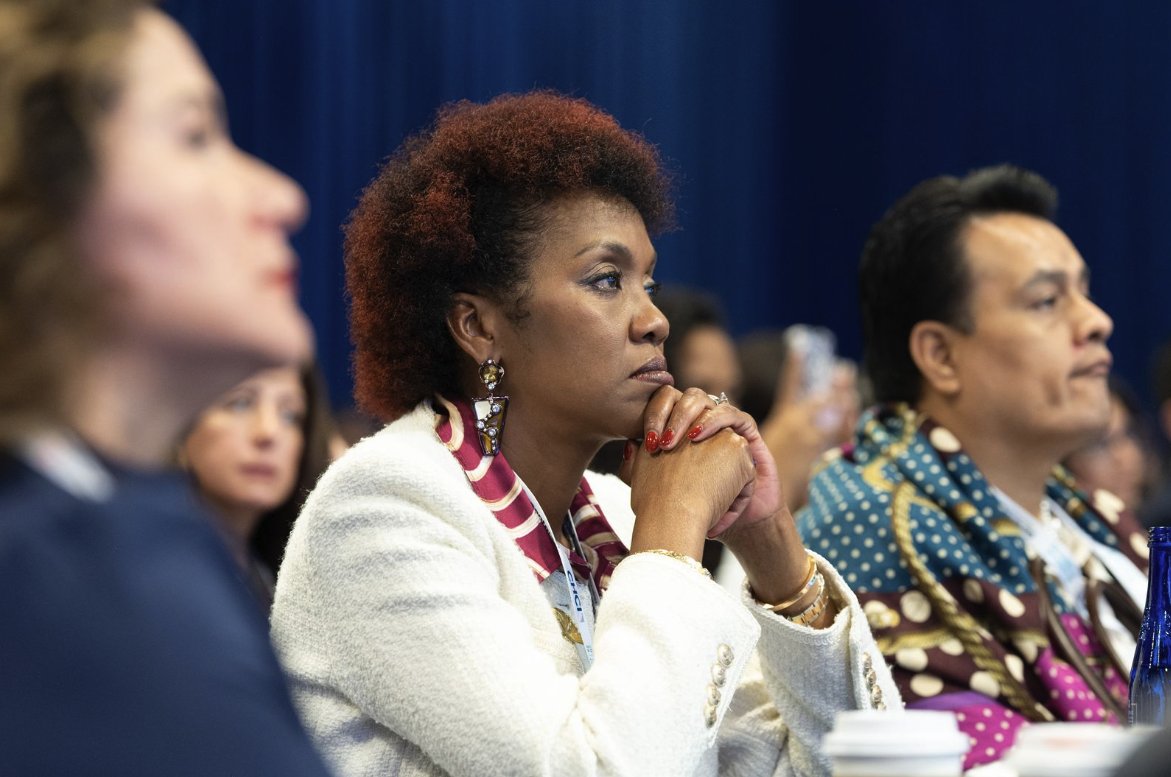 CHCI's tweet photo. The 2026 Leadership Conference opened with a historic plenary: "Presence, Persistence, Power: Latino CEOs Shaping the American Future" a panel of Latina CEOs representing sectors from corporate boardrooms to startups, universities, foundations, and community organizations. #CHCI https://t.co/lTyTAjFKFI