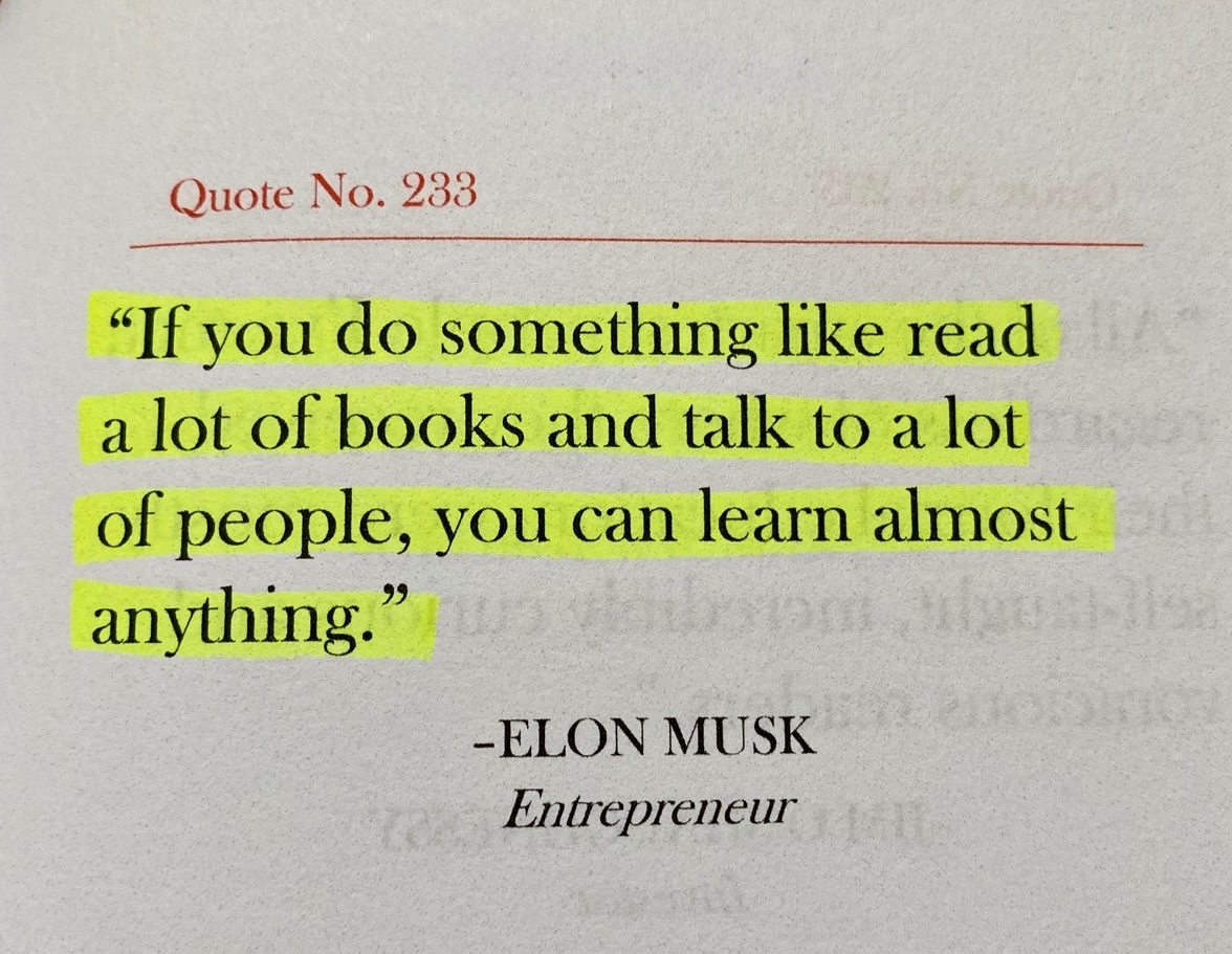 readswithravi's tweet photo. Elon Musk on learning: https://t.co/yCu5jdtAGy