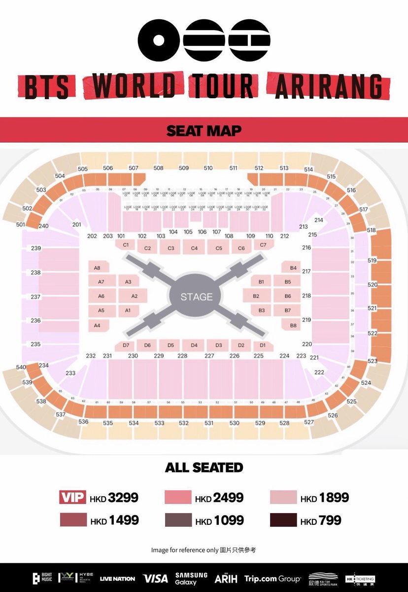 Stloynel2's tweet photo. BTS WORLD TOUR 〈ARIRANG〉 IN HONG KONG 💎
📅 日時：
 * 2027年3月4日(木) 開演
 * 2027年3月6日(土) 開演
 * 2027年3月7日(日) 開演
📍 会場：KAI TAK STADIUM（啓徳体育園 / 香港）
🎟️ 料金：価格お問い合わせ（BTSによるワールドツアー香港公演の代行予約を受付中！）
👤 Artist & Organizer：
 * BTS (방탄소년단)
 * 主催：BIGHIT MUSIC / HYBE / LIVE NATION ほか
━━━━━━━━━━━━━━━━━━
✨ 取扱座席・案内ガイド
 * 2027年春に香港の最新大型会場「カイタック・スタジアム」で開催される歴史的なワールドツアー公演『BTS WORLD TOUR 〈ARIRANG〉 IN HONG KONG』をフルサポート
 * ステージ前方フロア良席から見やすい指定席まで完全網羅
 * 香港現地でのスムーズなチケット確保＆入場サポートを実施
   ━━━━━━━━━━━━━━━━━━
⚠️ ご購入の意思が確定し、お支払いおよびチケット確保が可能な段階になってからDMください（希望公演日 / 席種・エリア / 枚数 / ご予算を明記）。
#BTS #방탄소년단 #ARIRANG #KaiTakStadium #香港公演 #香港ライブ #海外コン代行 #香港チケット #コンサート代行 #チケット代行 #티켓대행 #代理チケッティング #チケッティング代行 #チケット譲 #양도 #WTS #WTE #KPOPチケット