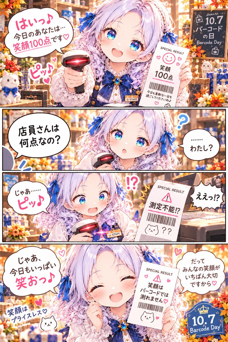 YukigaseToa's tweet photo. #バーコードの日
#とあとある日 #AIイラスト #AIart https://t.co/OBFwQOy0en