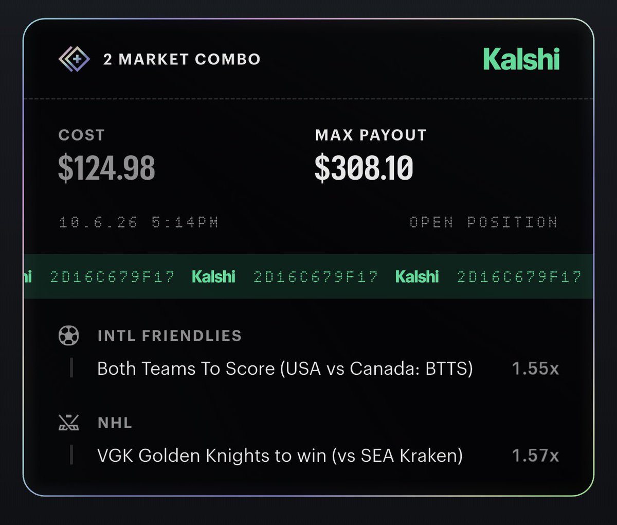 BaneSquad_'s tweet photo. On paper, this parlay should cash 💯

����Kalshi is Available in 40+ States &amp; Over 140+ Countries‼️

Code BANESQUAD when signing up⬇️

https://t.co/QUp19YFRnk https://t.co/VGlb651KDa