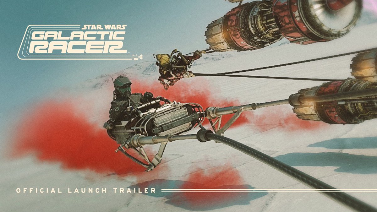 theforcenet's tweet photo. Star Wars: Galactic Racer Official Launch Day Trailer - Fuse Games, Secret Mode & Lucasfilm Games give just a quick taste of what to expect with the brand new title out today.
Story link in the comments below. ⤵️
#TheForceDotNet #StarWars #StarWarsGalacticRacer #LucasfilmGames https://t.co/ao7PQj31xM