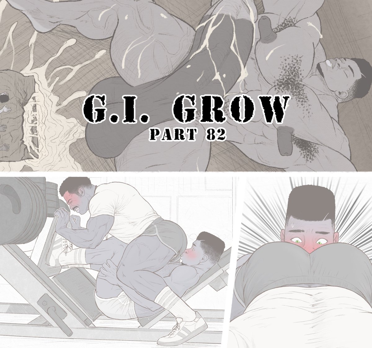 badonkadonkArt's tweet photo. Check out Part 82 of G.I. GROW!

https://t.co/7fk8wSbPmK

#gaycomics #gayart #musclegrowth #sizedifference #bara #boyslove #yaoi