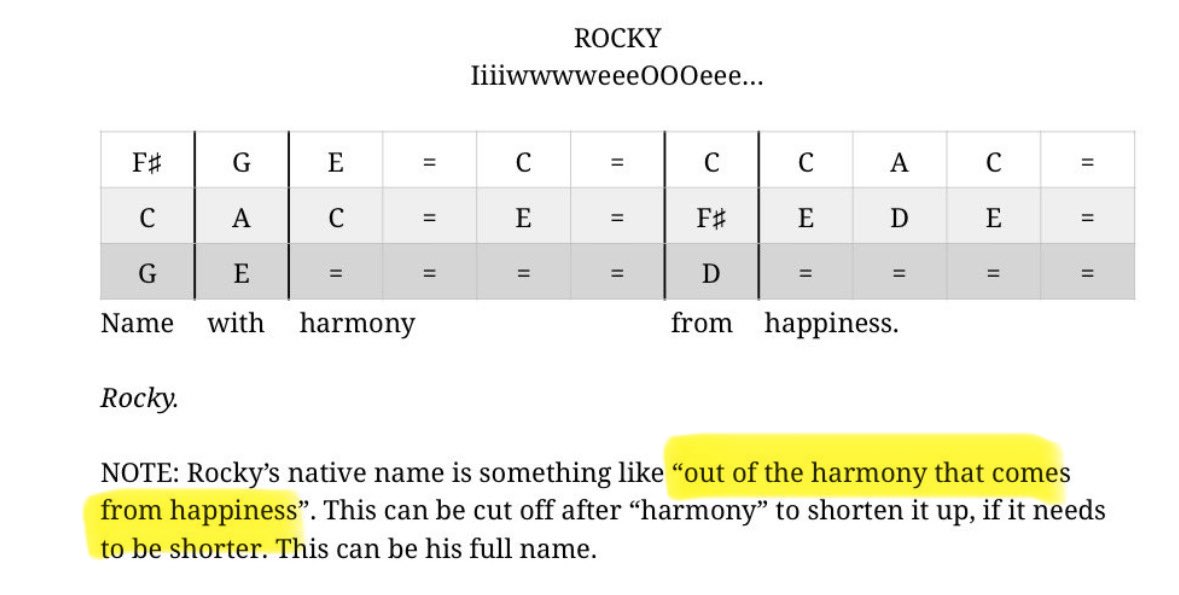 eridiansq's tweet photo. with the revelation that rocky's eridian name means "harmony that comes from happiness" i like to think rocky is an only child. like, that's their beloved miracle baby https://t.co/DLsVoC5SfZ