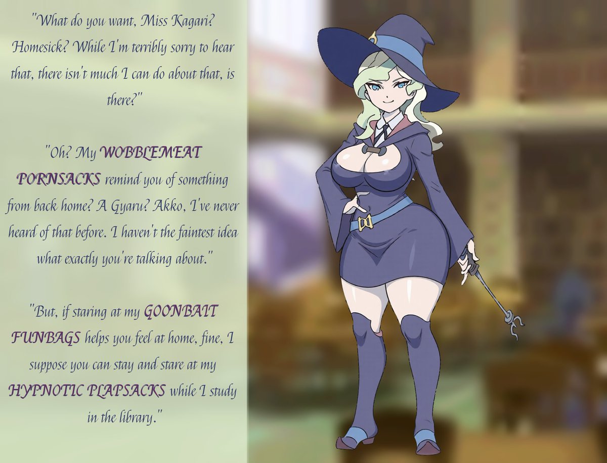 trixiesstash's tweet photo. Diana gets Gyaru-ified? Gyarud? I don't know what to call this fetish. Diana becomes a Gyaru for Akko

Edits by @Aruza0y https://t.co/taRtFrDpD5