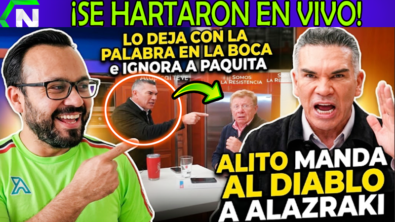ESPOLITIC's tweet photo. ¿QUÉ OPINAN DEL INCÓMODO MOMENTO DONDE ALITO DEJÓ HABLANDO SOLO A ALAZRAKI? 🤔

💥 SE HARTÓ DE ESCUCHARLO
🤦‍♂️ TREMENDO DESPLANTE
⚖️ EL BARCO SE HUNDE

👇👇👇
https://t.co/knfn2K00nk

#ALITO #ATYPICAL #ALAZRAKI https://t.co/0o9Q2iy5h9