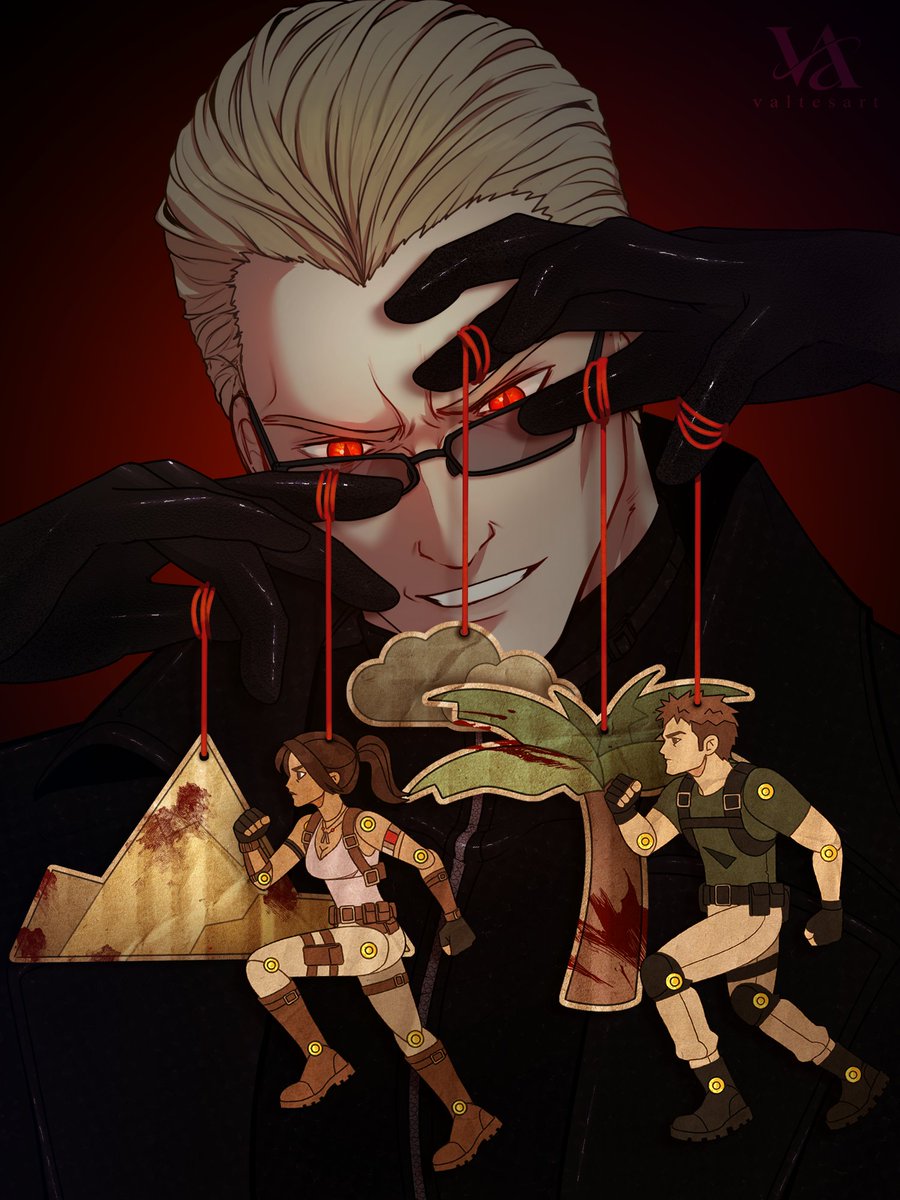 valtesart's tweet photo. FINALLY DAY 3 | Miniature

i know this might be a stretch for “miniature” but i thought it’d be fun to make lil sheva and chris running off to find wesker (and beat his ass). so here we are!!! eat up, my lovelies🍀

#albertwesker #fanart #re5 #dbdart #inktober https://t.co/PYT5GPBbqP