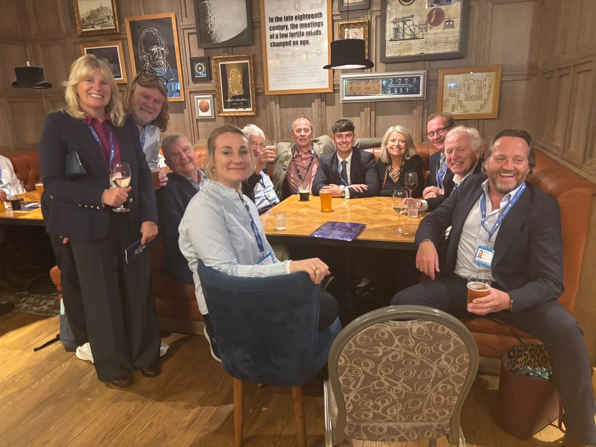 hbaldwin's tweet photo. #CPC26 Another excellent day with panels, fringes, small businesses and local @Conservatives and everyone is loving the Birmingham Tapestry https://t.co/SMKlq88joc