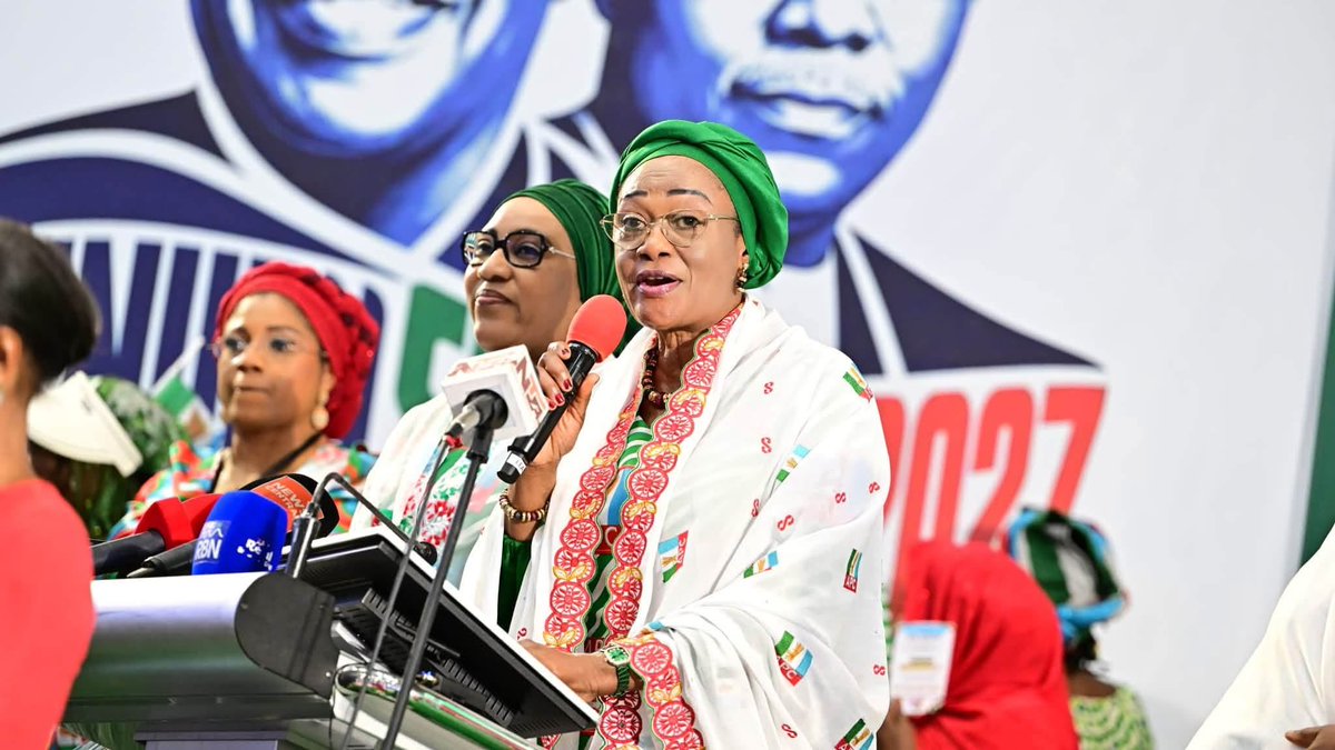AAfatima_'s tweet photo. Yesterday, I joined Nigeria’s First Lady, Her Excellency, Senator Oluremi Bola Ahmed Tinubu, CON, alongside other State First Ladies and distinguished women leaders at the Women Stakeholders Mobilisation and Empowerment Campaign Rollout 2026, organised under the APC Presidential Campaign Council’s Women Mobilisation Directorate.

Speaking at the event, I called on all stakeholders to remain committed to ensuring the success of President Bola Ahmed Tinubu and all APC candidates in the forthcoming 2027 elections.

The programme was themed: “Renewed Hope Agenda 2.0: From Reform to Prosperity — One Voice, One Movement, One Choice, One Mandate 2027.”

Sokoto State was well represented at the event by a strong and formidable delegation.