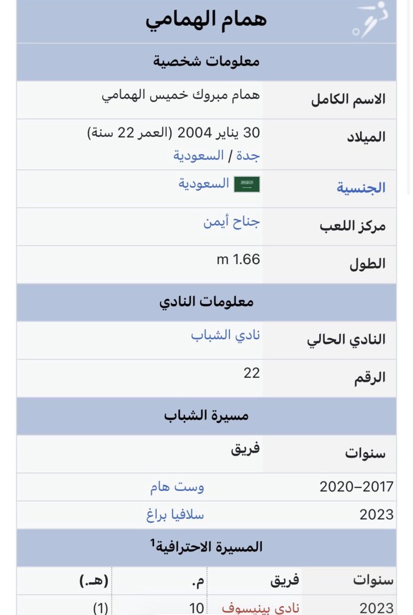 omrt111's tweet photo. #همام_الهمامي بدأ مسيرته الكروية باكاديمية نادي #وست_هام الانجليزي تحت 14 عام
ثم في نادي #سلافيا_براغ التشيكي تحت 19 سنة
ثم في نادي #بينيسوف_التشيكي

كل هذا وهو بعمر 19 سنة.. 
تأسيسة كامل في اندية اوروبية منذ الصغر
إن شاء يكون لاعب في نادي #الهلال 
#الوليد_بن_طلال 
#السعودية https://t.co/LwVztQktCM