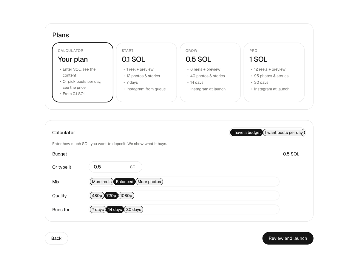 reelity_fun's tweet photo. How to launch on Reelity:

1. Describe a character
2. Pick its look
3. Name the token
4. Choose a content plan
5. Launch

~2 minutes from prompt to live token.

https://t.co/LTFOVbtyUs https://t.co/hWP1GvV9R7