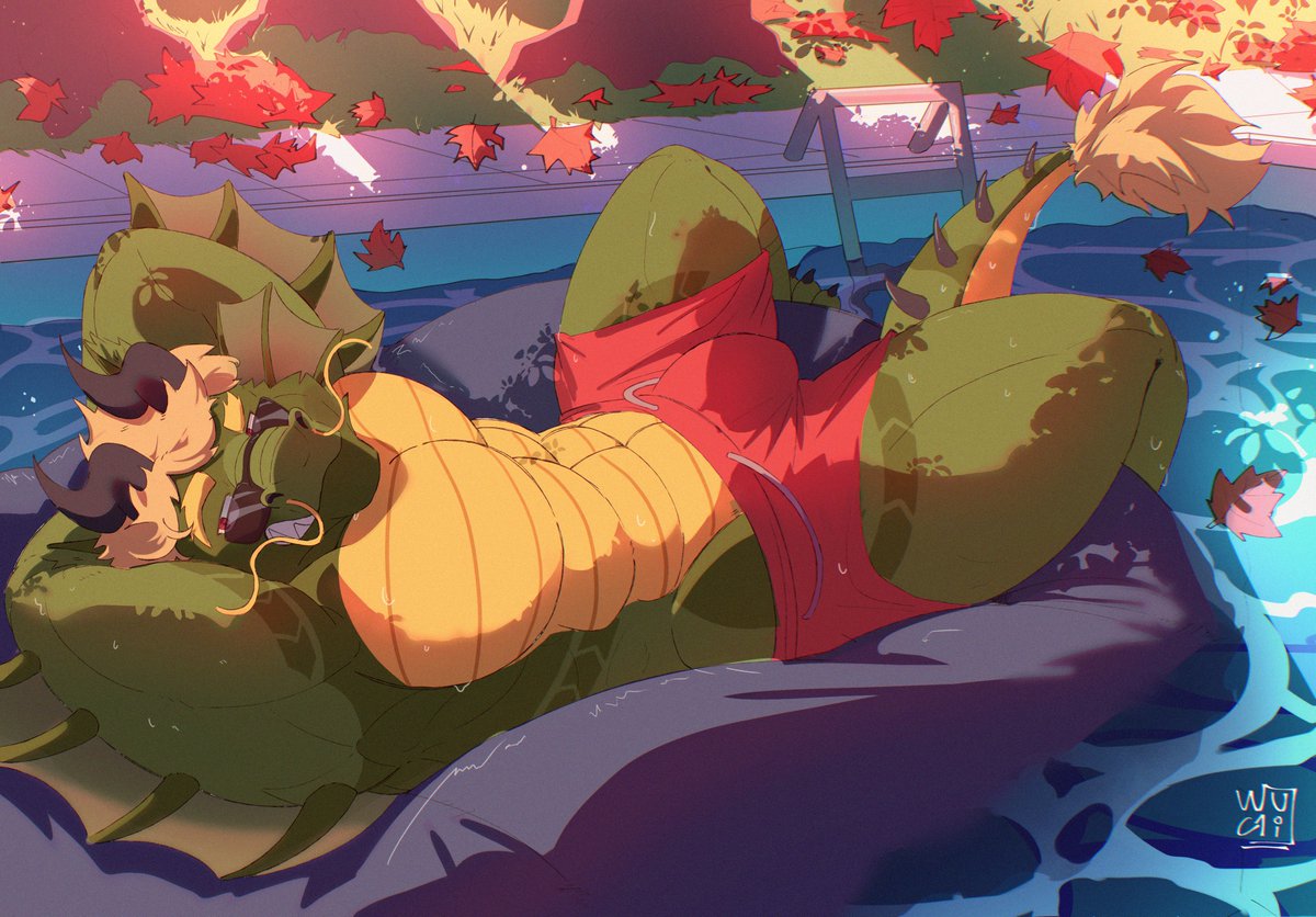 UnWugi_'s tweet photo. Would you like to spend your afternoon with this huge derg?~ 🔥

Commission for @Certain_Reptile ^^ https://t.co/oZOEGTaPQV