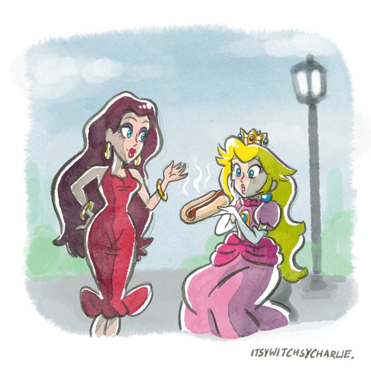 pumpitcharlie's tweet photo. some new illustrations i made (: i truly love &amp; enjoy making these sm &amp; art keeps me sane oh my…. ♡ 

#Supermariofanart #supermario #Rosalinafanart #princesspeachfanart #paulinefanart #rosalina #princesspeach #nintendofanart https://t.co/sfNVWPE2KL