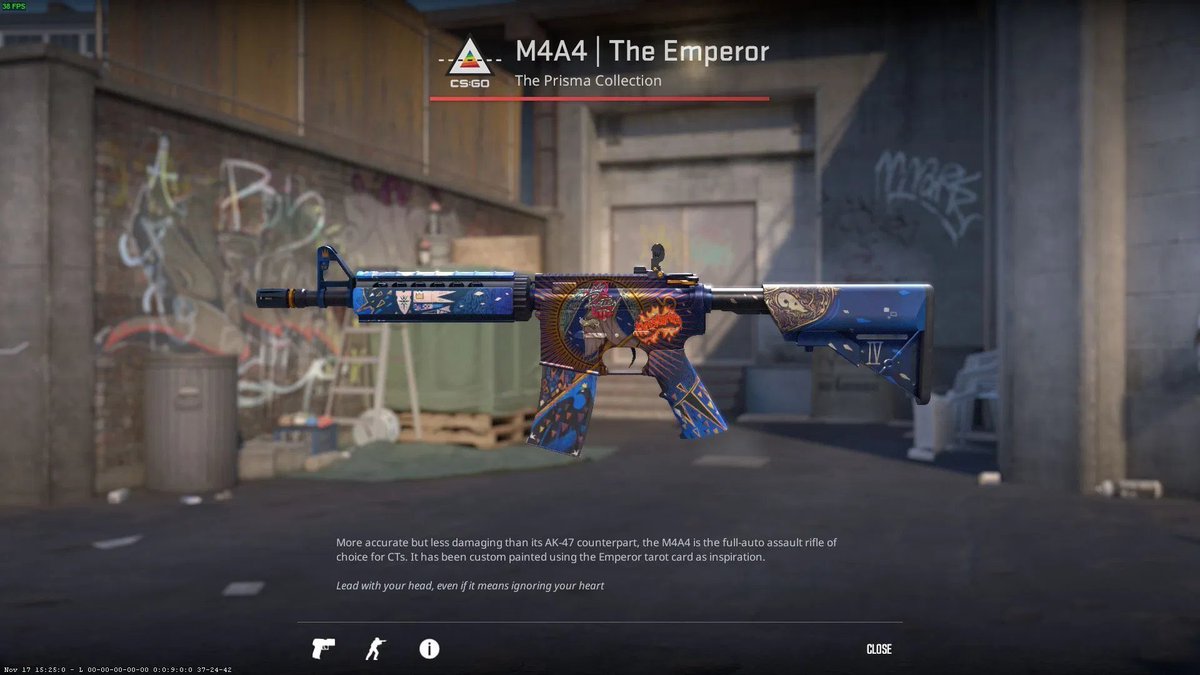 CsgoAsylum's tweet photo. M4A4 | The Emperor  $72 | 72hs 🧙‍♂️

— RT &amp; Follow @CsgoAsylum 
— Like https://t.co/5pjabuklgd (Show prof 🫣)
— SEE ALL (the video have subtitles or can it be viewed in the background) https://t.co/IveGgRNYEy