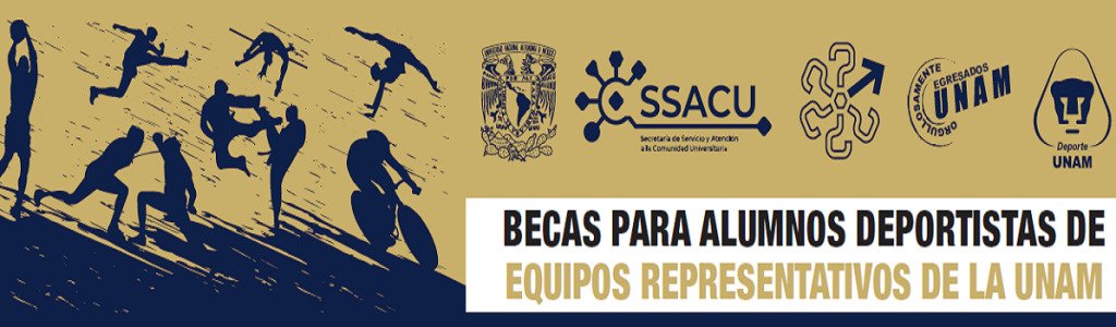 BecariosUNAM's tweet photo. #ComunidadUNAM Convocatoria abierta: Beca para Alumnos Deportistas de Equipos Representativos de la UNAM 2027-1
📲 Consulta las bases en nuestro portal: https://t.co/bBS8CtQGGL
Registro Integra: https://t.co/abzoBofgTr
Portal de Becas para Deportistas https://t.co/6qjFleAR0m https://t.co/MUUFzhT1WI