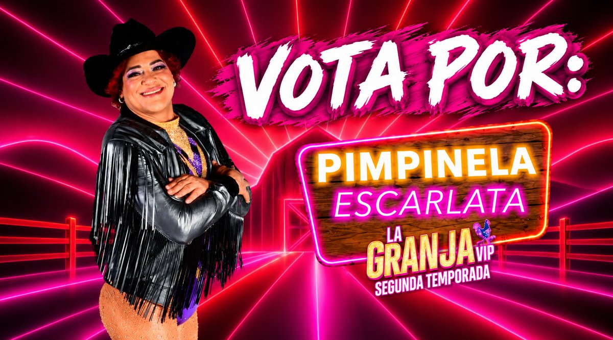 JorgeSerna's tweet photo. Votemos por #PimpinelaEscarlata para que duerma con el Capataz. #LaGranja #LaGranjaVIP #LaGranjaVPMX @lagranjavipmx @_Simbolo https://t.co/wSNp4PKHbE