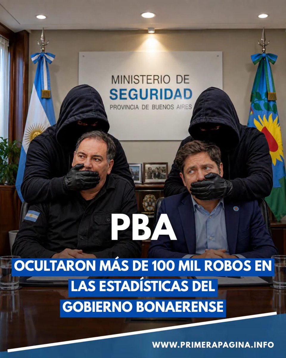 mavica7's tweet photo. MÁS DE 100 MIL DENUNCIAS QUEDARON FUERA DE LAS ESTADÍSTICAS DEL DELITO

Durante 2025, 103.085 denuncias realizadas mediante Mi Seguridad quedaron con “tipificación provisoria” y no fueron incorporadas a las cifras oficiales. En La Plata fueron 15.155 casos. Según el informe, si se contabilizaran, los robos y hurtos crecerían un 36%.✌️