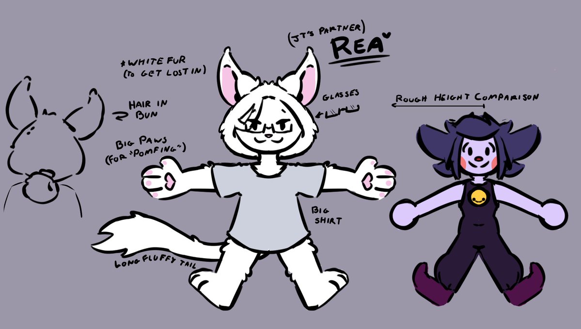 JTSideshow's tweet photo. Designing a sona for my partner. Something simple I can smush with Jay. ❤️ https://t.co/ahTf8gHGaF