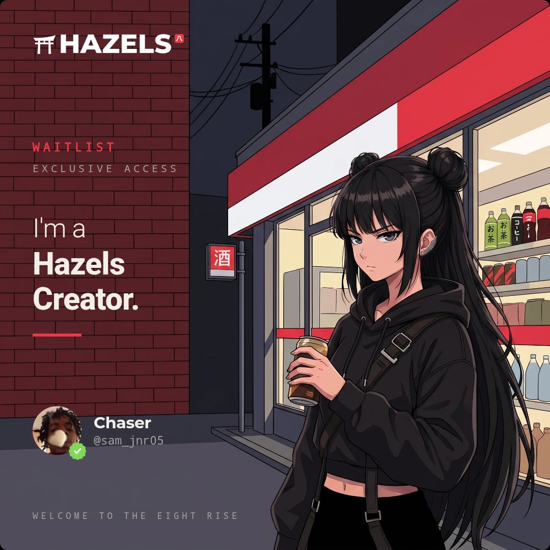 benjiionsol's tweet photo. I'm a Hazels Creator — I'm on the Waitlist. @0xhazels #WEAREHAZELS

https://t.co/4ZhcFliBLs https://t.co/cy2DbcVuIj