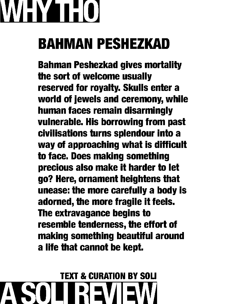 solisolsoli's tweet photo. Overdressed for the inevitable · Bahman Peshezkad https://t.co/iD3x0sL5Cn
