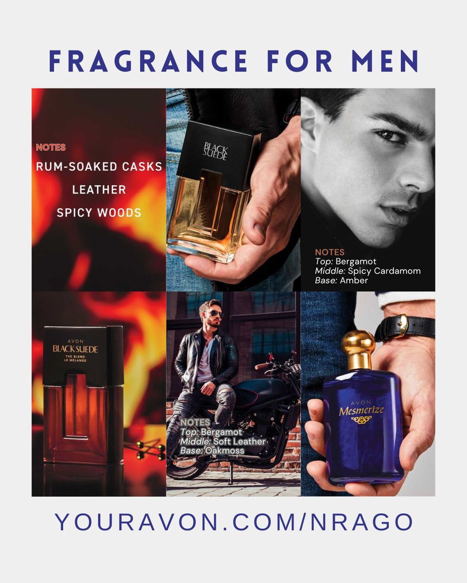 AvonLadyNJ's tweet photo. Make your presence unforgettable, whether itโs a big meeting or a romantic evening! ๐ซ Elevate your style with Avonโs iconic colognes: Mesmerize, Black Suede, & Perceive. Shop now: https://t.co/hY1BTmgzaN ๐ฅ
#MensFragrance #ConfidenceBoost #AvonColognes #AvonMan https://t.co/k2sNKbrAxL