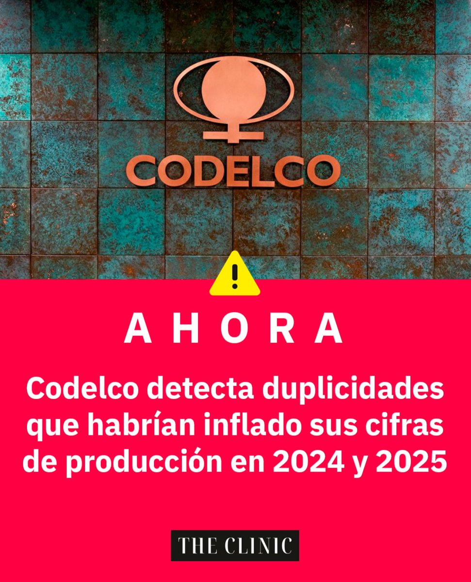 Caplevi1540's tweet photo. Miren como en el gobierno anterior falsearon las cifras de Codelco para ganarse los "bonos" de producción. https://t.co/5UbOcfOlI8
