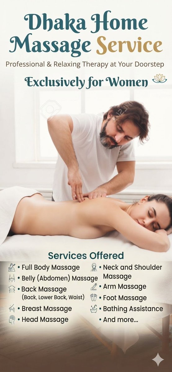 rofiql22's tweet photo. Free body massage for women's who live in dhaka only for tomorrow. https://t.co/effjofjM4k