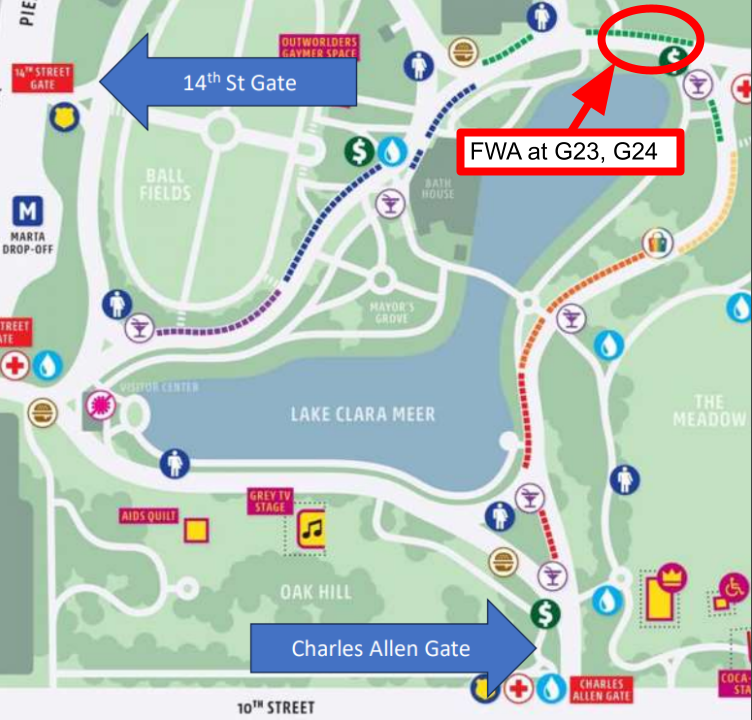 FurryWeekend's tweet photo. 🏳️‍🌈 FWA is heading to Atlanta Pride 2026! 🐾

📅 Oct 10–11
📍 Piedmont Park
🎪 Marketplace — Booths G23 &amp; G24

Come say hi, celebrate with us, and learn more about #FWA2027! We can’t wait to see you there! 🎉 https://t.co/HG2Te7BwZ7