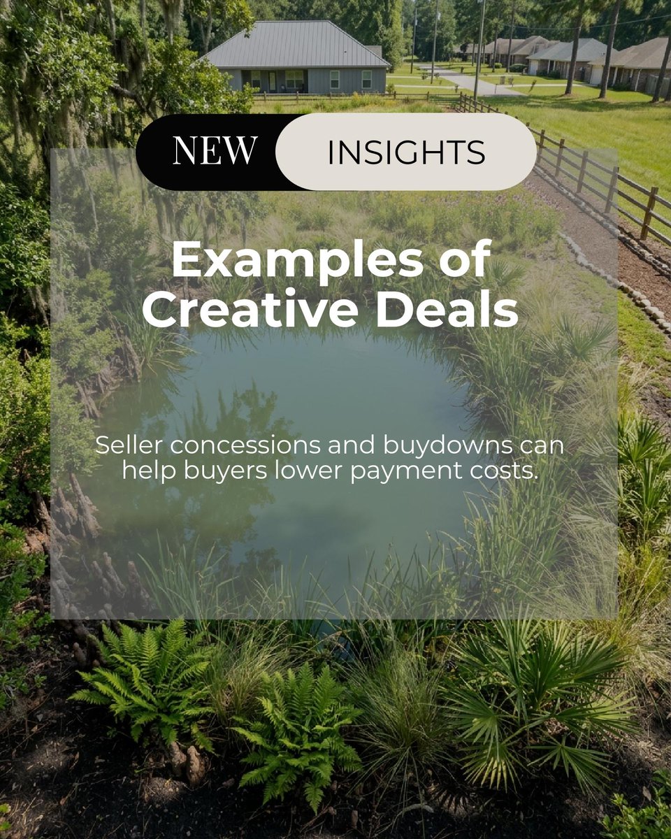 UliPryse's tweet photo. Sellers are open to creative deals, think concessions for closing costs or buydowns to meet your payment goals. How would you structure a win-win offer in this market? https://t.co/wm0SECMmH7