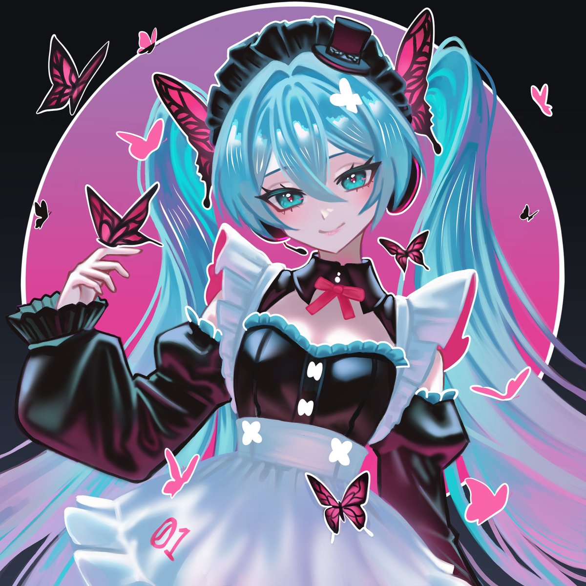 Beebunart's tweet photo. My favorite vocaloid miss Hatsune Miku! 🩷
#miku #hatsunemiku https://t.co/s8QYdhgbhX