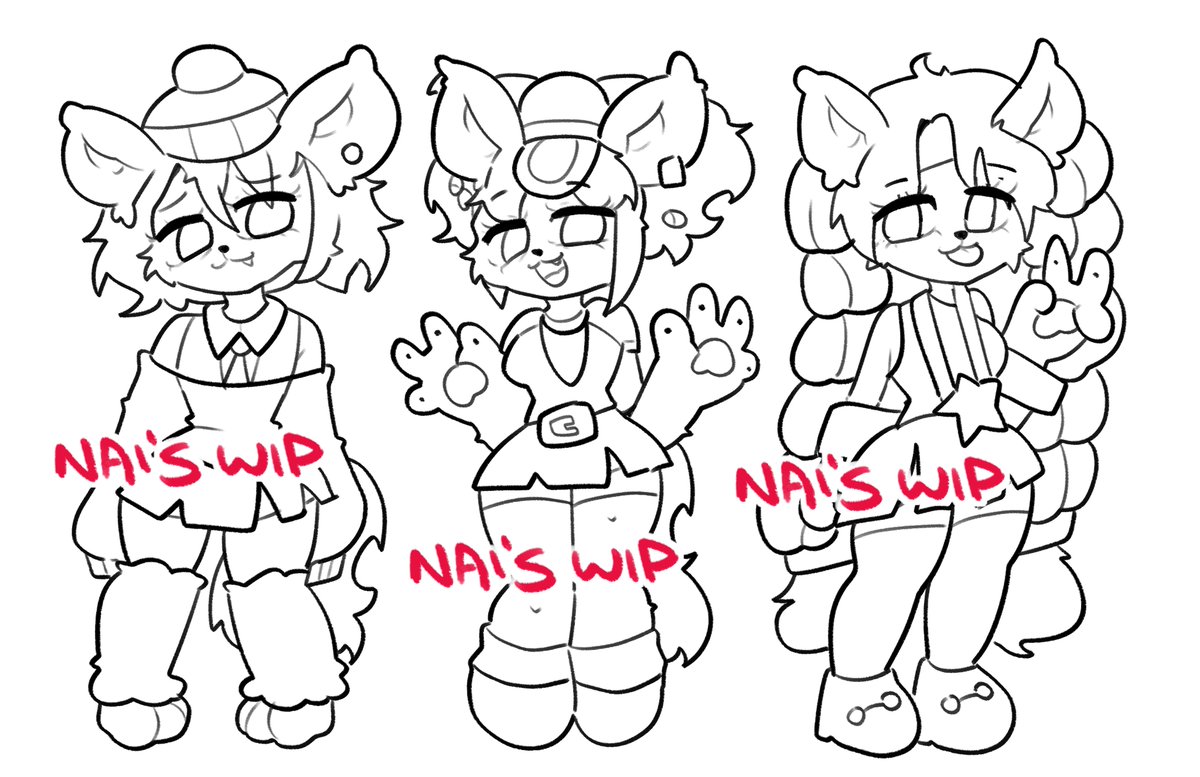 nyaninai's tweet photo. adopt wip ★
they'll include an adorable chibi version (≧▽≦) stay tuned !
#furry #artmoots #cute https://t.co/2jZDu9M109