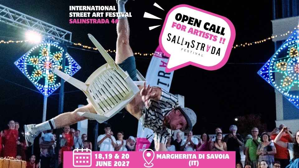 dancingopps's tweet photo. #OpenCall For its 4th edition, Salinstrada is launching its Call for Applications for new creations designed for public space and for a direct encounter between #artists, places and audiences. https://t.co/sgc9tAtpOk #dance #dancers #residency https://t.co/Au5rdYCrNZ