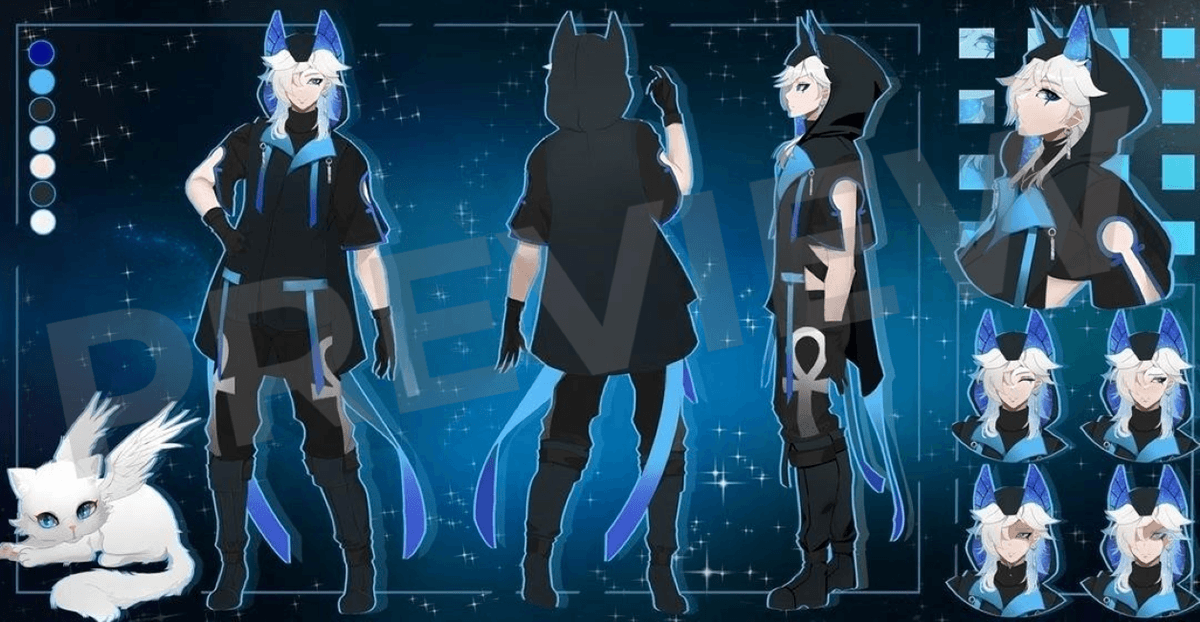 theodore0621's tweet photo. A recent vtuber character design I had the pleasure of working on!!
Really happy with how this one came together! 💙
#VTuber #VTuberArt #VTuberDesign #CharacterDesign #DigitalArt #2DArt #AnimeArt #OCArt #ArtistOnTwitter https://t.co/2CCz9qVZZn