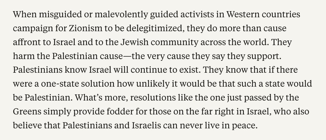 GBPolitcs's tweet photo. 🚨NEW: Tony Blair says the Green Party are "harming the Palestinian cause" https://t.co/nLQStbuKL5