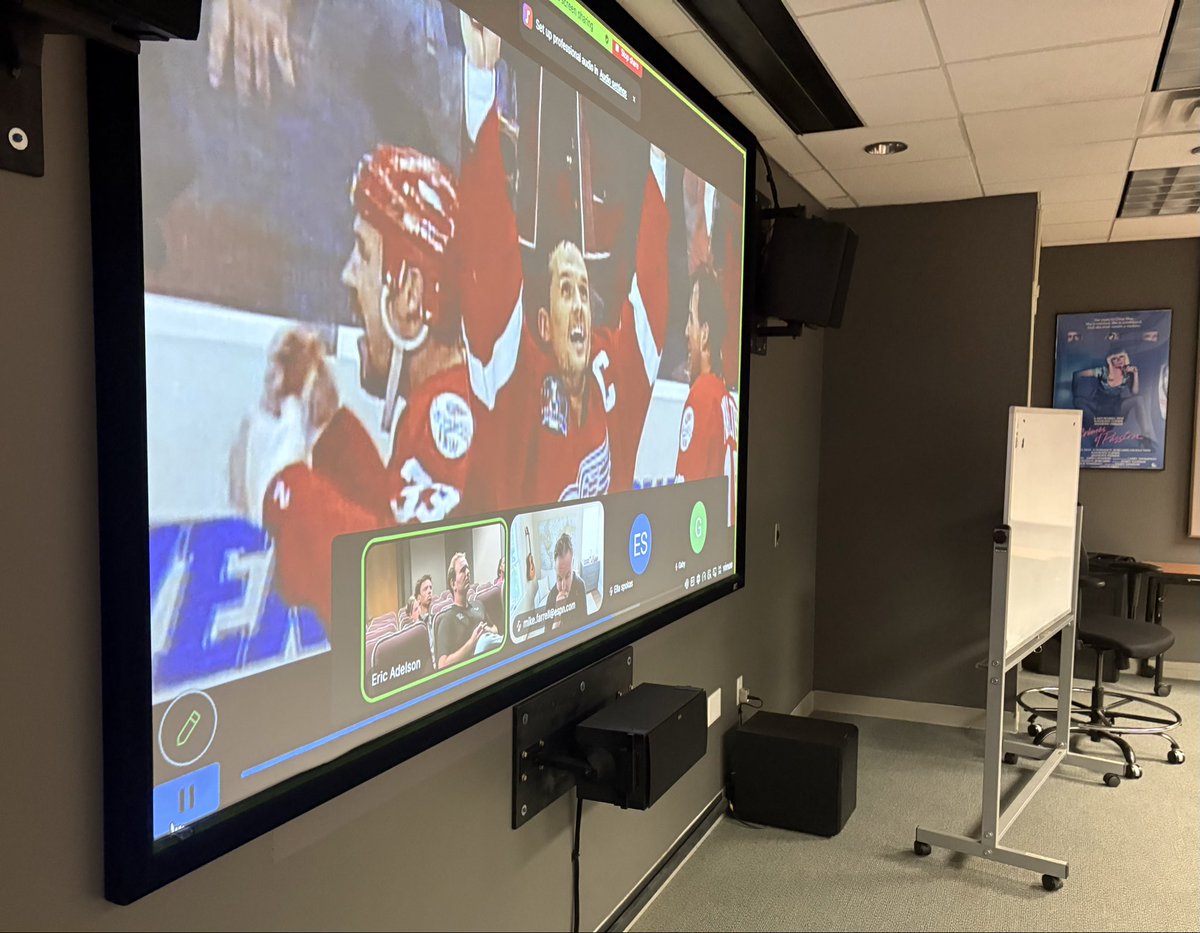 eric_adelson's tweet photo. Thanks so much to @MikeFarrellESPN for discussing his masterful NHL piece “Leap of Faith” at @ucf today! https://t.co/tyrERIGMdq