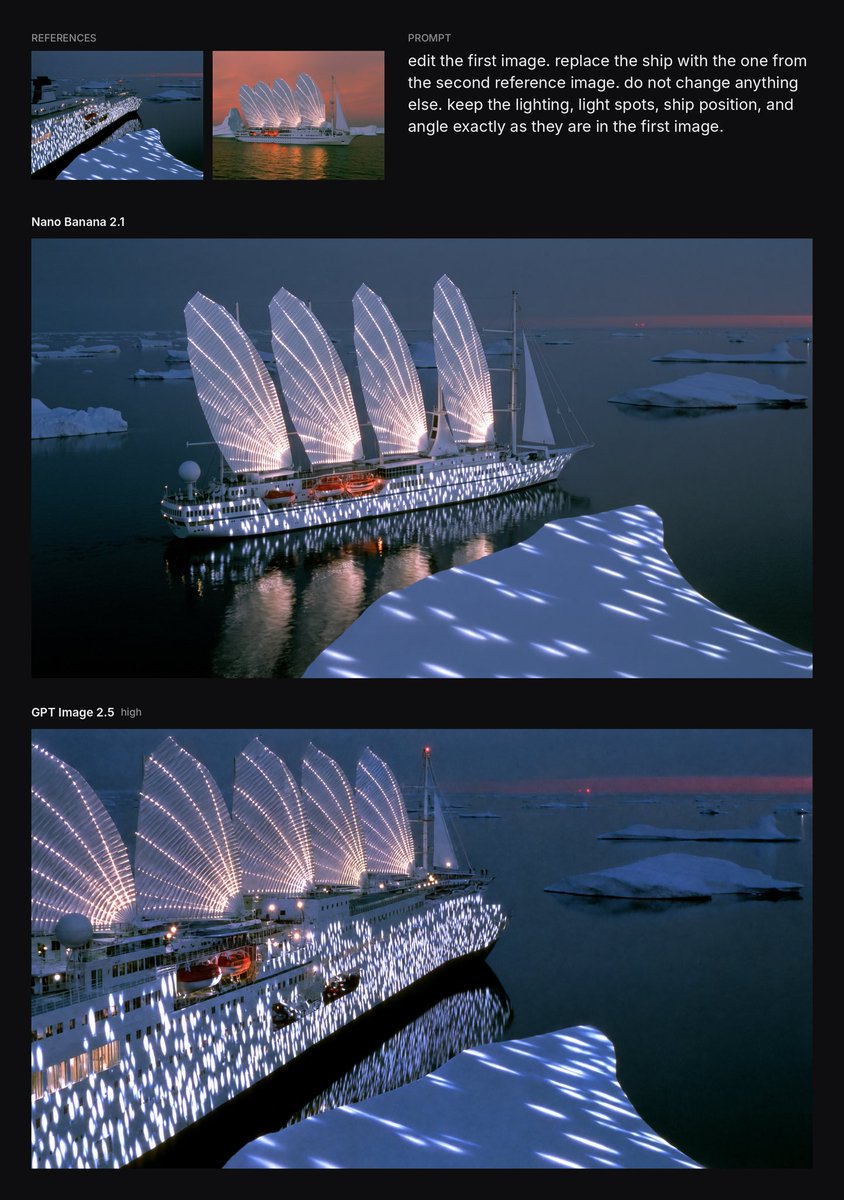 takimunk's tweet photo. nb 2.1 mogs image 2.5 for editing. huge unblocker for my video workflow https://t.co/z9wIeAIfHr