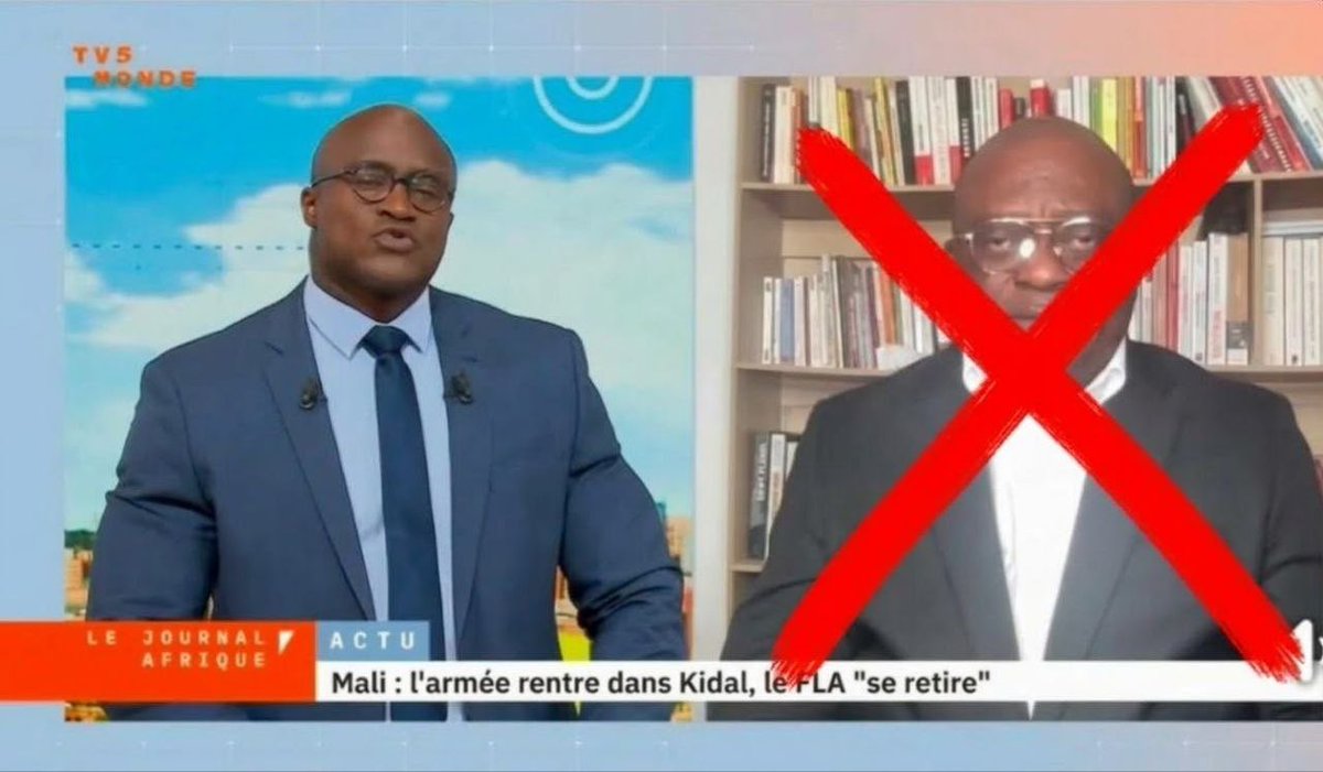 Said_223_K's tweet photo. #Lors d'une intervention sur TV5 Monde, le terroriste journaliste Béninois Serge Daniel a affirmé que si la coalition du (FLA/GAT) n'a pas opposé de résistance majeure lors de l'entrée des Forces armées maliennes (FAMa) à Kidal, ce serait en raison de consignes données par l'Algérie leur demandant d'éviter le combat.
Cependant, cette explication ne reflète pas la réalité du terrain.
L'entrée de l'armée malienne à Kidal, appuyée par ses partenaires russes et le GATIA, découle avant tout d'un rapport de force nettement à l'avantage des FAMa.
Sur-armées, organisées et déterminées, les forces maliennes ont imposé une pression militaire telle que la coalition adverse, dépassée et incapable de faire face, a préféré abandonner ses positions et replier.
Présenter ce retrait qui est en réalité une fuite comme un geste diplomatique ou une concession demandée par un tiers vise simplement à minimiser la supériorité militaire des FAMa et alliés et à masquer la déroute sur le terrain.
D'ailleurs il a soutenu que contrôler Kidal est une chose et y rester dans les semaines et mois à venir en est un autre. Honte à toi 🫵🏻🤮🖕🏿@sergedanielinfo
Ibou Sy 🇲🇱✌🏽
