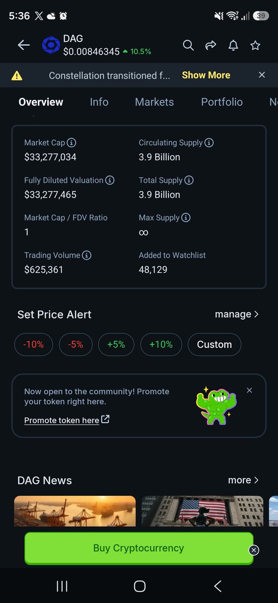 NAMA00460163's tweet photo. @Dagnum_PI Look at the trading volume and the tokenomics, that says it all. The only reason anyone is buying this shit is because the are stupid!!! @Dagnum_PI are you scamming again? https://t.co/4sU5IjIZTa
