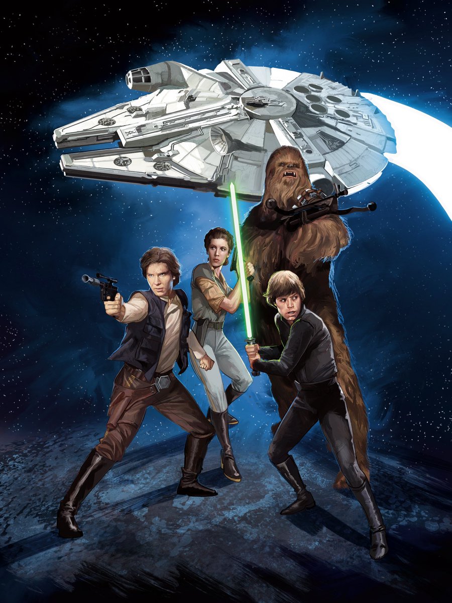 uzuriartonline's tweet photo. The Rebel Alliance for Topps Galaxy Chrome 2026 and part of my Factions set. This was such a fun one to work on! https://t.co/YRWuVAa3Pw