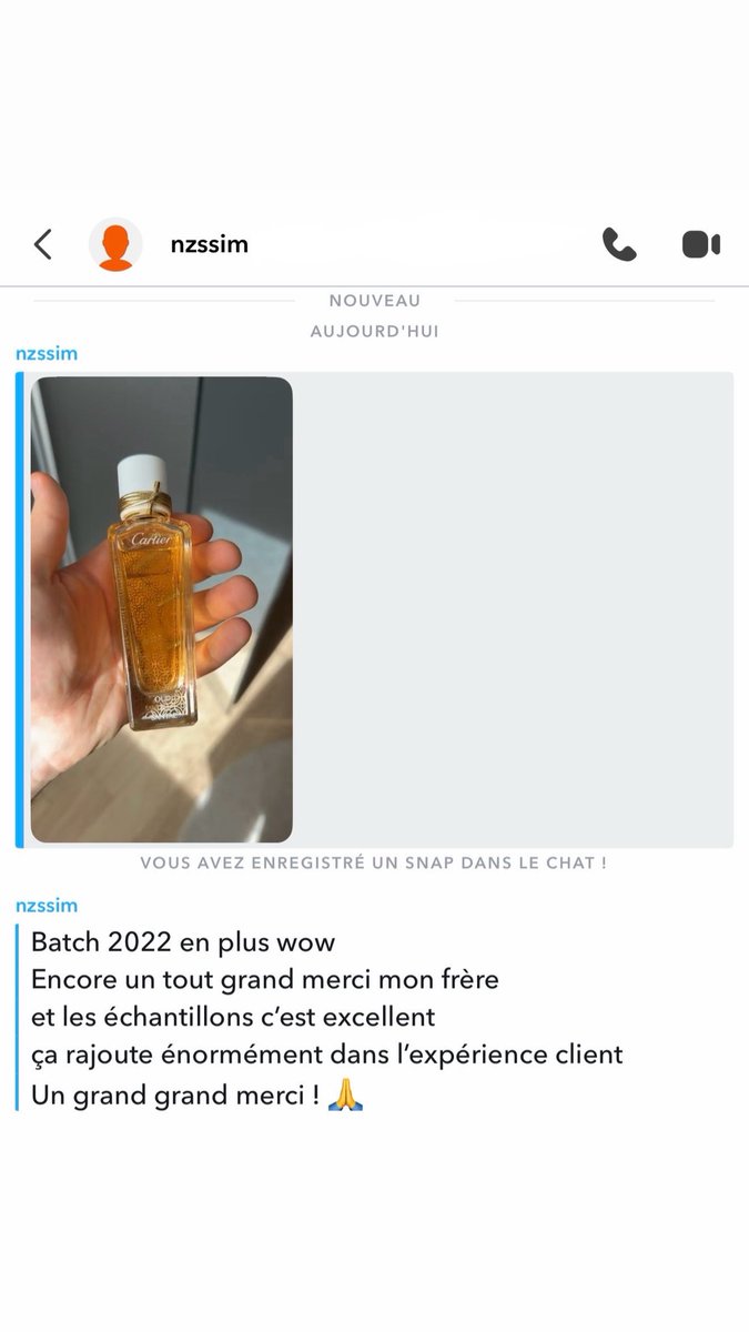 olfactoriumonx's tweet photo. Votre satisfaction = Moi content ❤️ https://t.co/6os9Mk8Whs