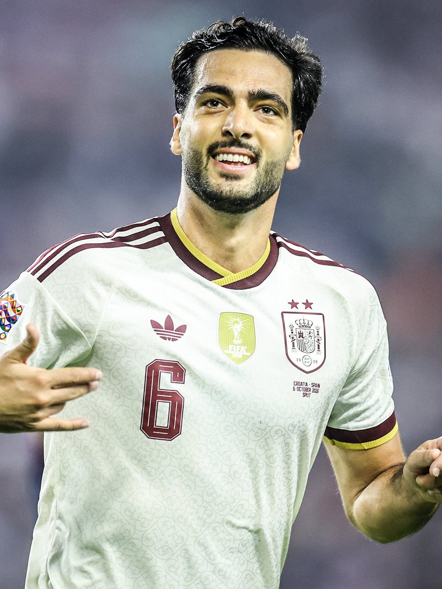 footballontnt's tweet photo. Three of Mikel Merino’s last four goals for Spain have been winners:

✅ 91' vs Portugal (World Cup)
✅ 88' vs Belgium (World Cup)
⚽️ 89' third goal vs Czechia (Nations League) 
✅ 88' vs Croatia (Nations League) 

Clutch. https://t.co/sqzfJo2MLL
