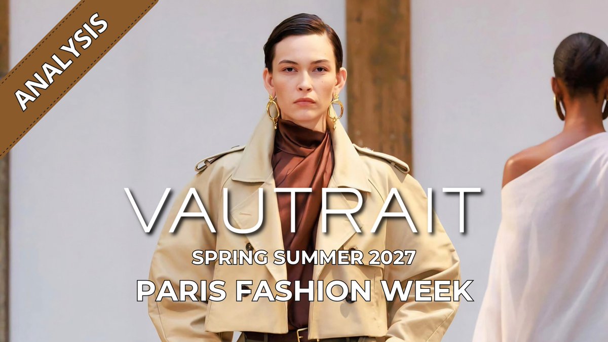 Brandibay1's tweet photo. 🌊 Vautrait SS27 at Paris Fashion Week. Yonathan Carmel blends sailing knots, washed silk and relaxed tailoring. Watch our analysis and the complete show. ✨
#Vautrait #ParisFashionWeek #SS27
▶️ https://t.co/Xb7FKM6MVR https://t.co/MIzWkC0lsg