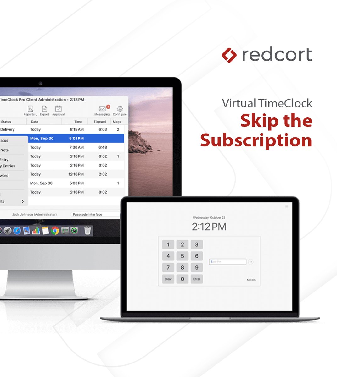 TimeClockTweets's tweet photo. Buy your time clock software once. Own it for good. Virtual TimeClock has no monthly or annual fees, so your costs stay fixed. Your data stays on your own computer.

https://t.co/wvOyJ3fG1P https://t.co/ImjikXuVre