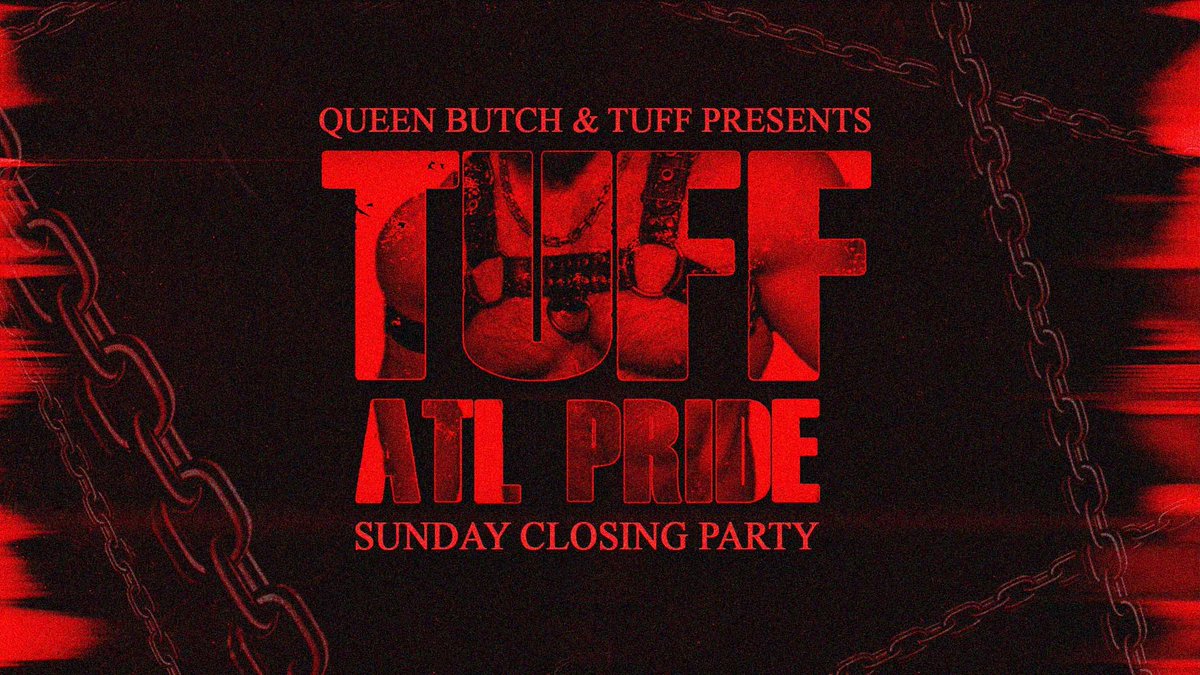 AtlantaGayEvent's tweet photo. Queen Butch Events
Lunchbox Atlanta
50 Lower Alabama Street, Atlanta, GA 30303

Fri, Oct 9 @ 10pm-4am
PRIDE FRIDAY: HARDRIVE W/ DJ MINX + SHAUN J WRIGHT

Sun, Oct 11 @ 10pm-4am
PRIDE SUNDAY: TUFF W/ LEONCE

https://t.co/j7fT0ScBpl https://t.co/MGzt6YbphW