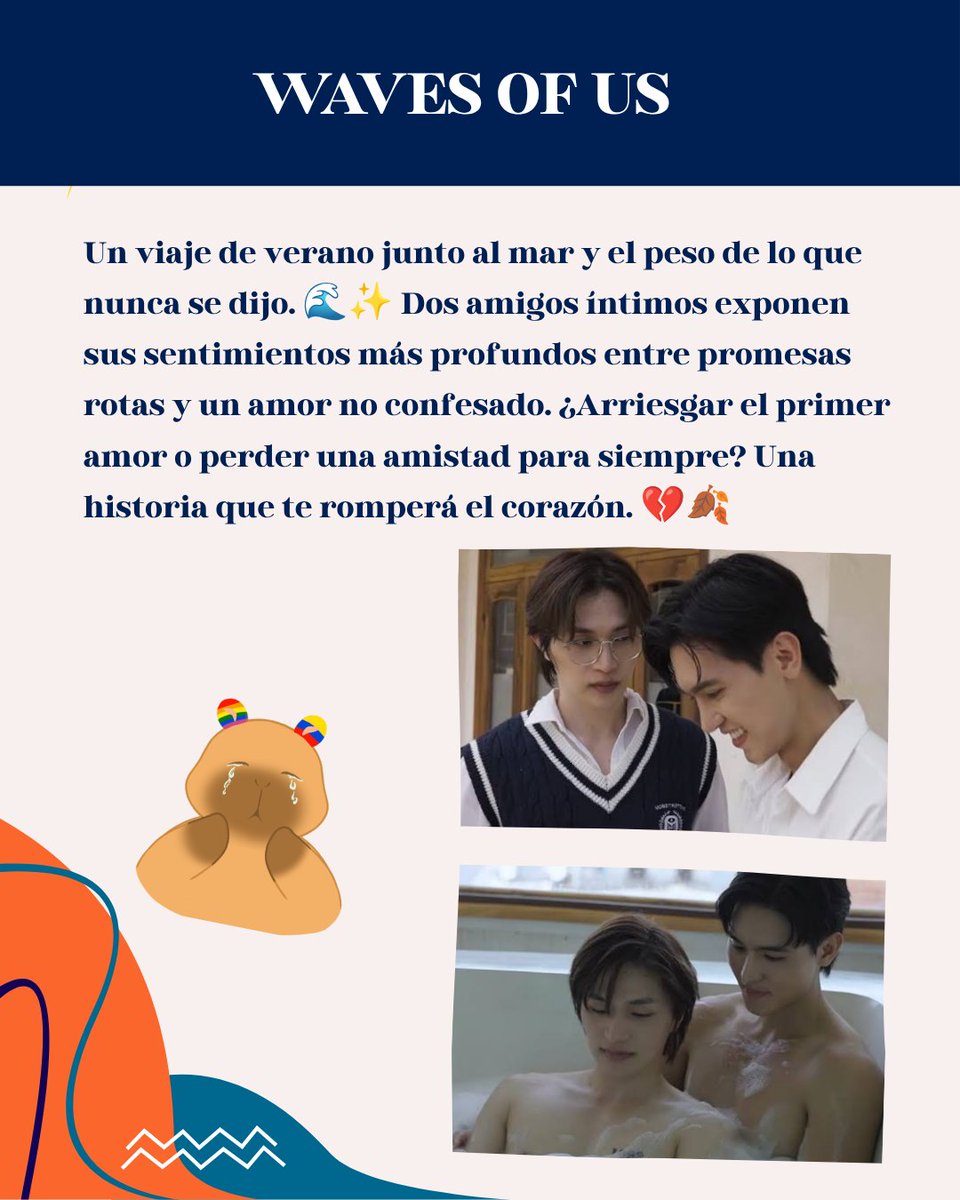 BLCommunity_Col's tweet photo. Estar junto al mar con tu mejor amigo y no poder confesarle lo que sientes por miedo a romper la amistad... 🌊💔 ¿Arriesgar el primer amor o callar para siempre?
#BLCol #WavesOfUs #blvietnam https://t.co/S5X9ZNRQSs