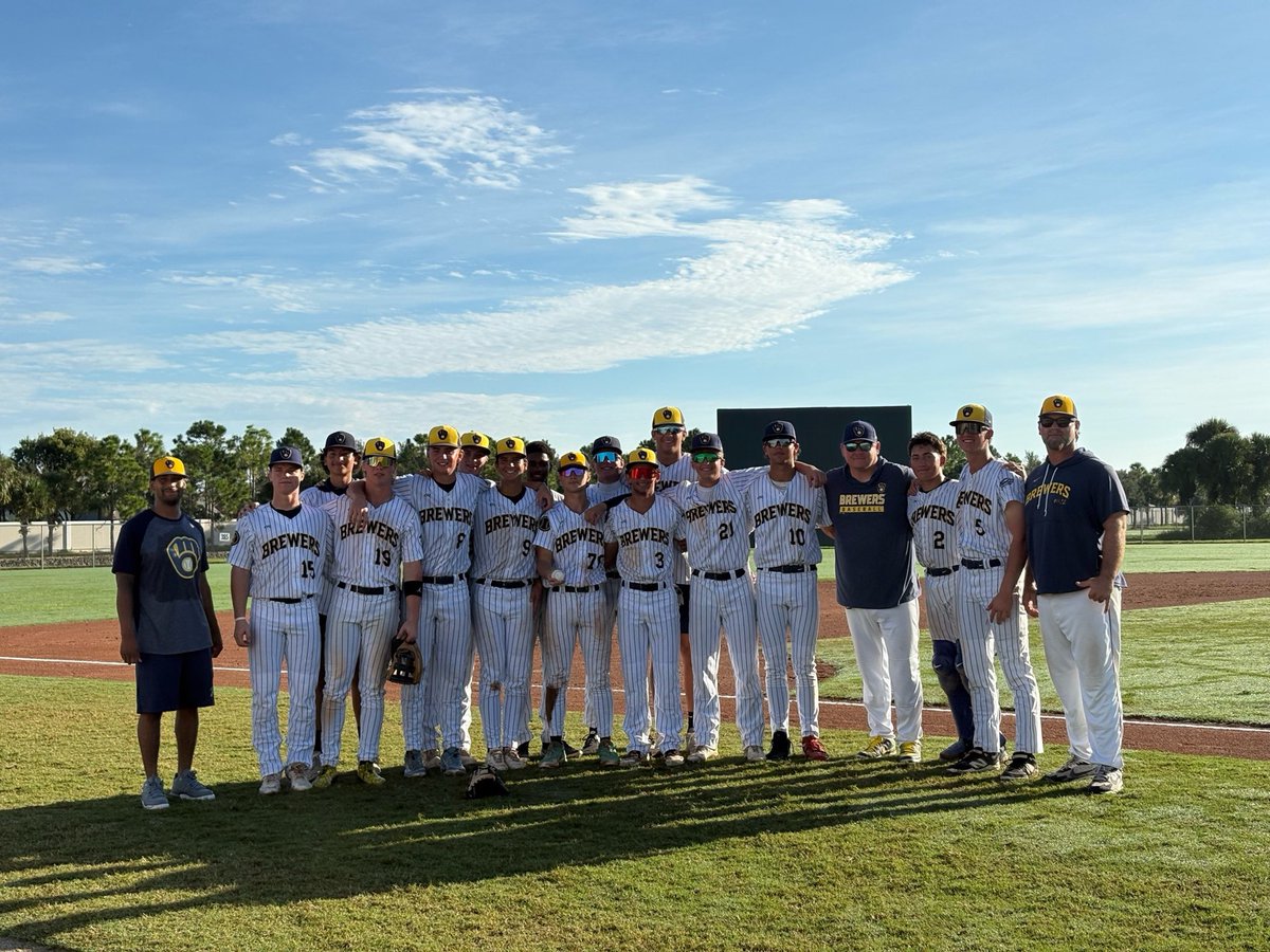 CruzAdams_5's tweet photo. #BREWCREW @TroskyTeams 

🏆 WWBA UNDERCLASS WORLD CHAMPIONS 🏁  

Game one of playoffs: 4IP. 5Ks. No earned runs allowed.

3 run HR 💣.  #florida https://t.co/9O7ZKqLeL4
