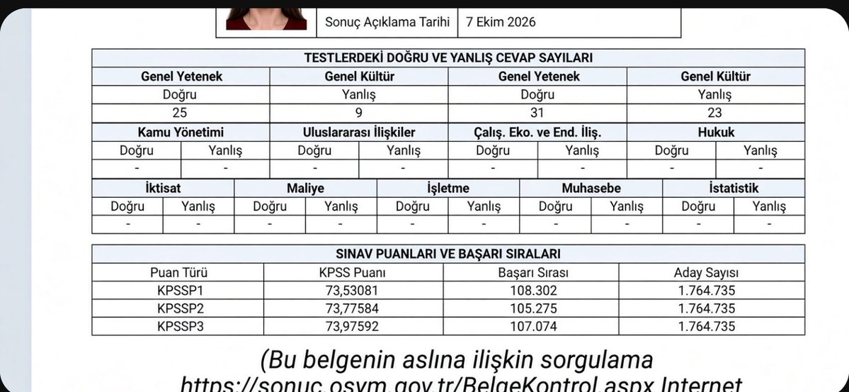 trossalihovic's tweet photo. Kpss açıklandı. Açıklanmasaydı keşke

Kaydırma yapmışım sanırım ya genel kültür berbattt
#kpss #kpsslisans #ösym https://t.co/CaBykLhSOu