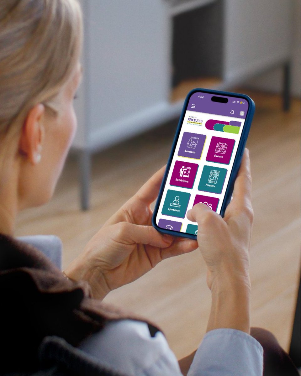 eatrightPRO's tweet photo. The official #FNCE app is now available on Apple &amp; Google Play! 🎉

Build your custom agenda, connect with fellow attendees, view session &amp; speaker details, and access live maps &amp; announcements—all in one place.

Download today to get conference-ready! 📱 https://t.co/VSHh4sEOWX