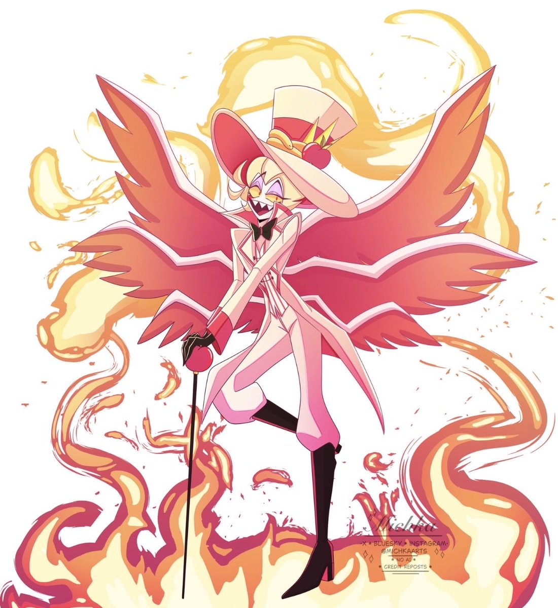 MichkaArts's tweet photo. King of Hell🔥🔥
•
#LuciferHazbinHotel #hazbinhotelart #HazbinHotelLucifer https://t.co/6FZPIdJrme